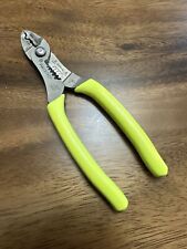 *NEW* Snap On PWCS7ACF HI VIZ Handle - Wire Cutter, Stripper And Crimper Pliers. picture