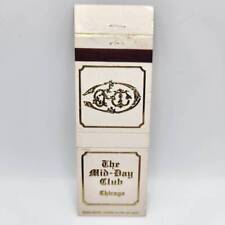 Vintage Matchbook The Mid-Day Club Chicago Illinois picture
