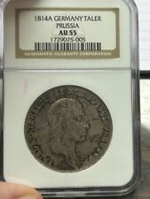 1814A GERMANY 1 TALER / PRUSSIA / NGC / AU55 picture