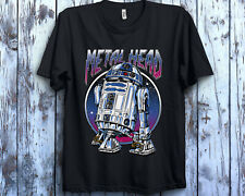 Star Wars R2D2 Metal Head Vintage T-Shirt Unisex T-shirt Adult Tee 333377 picture