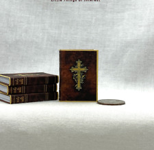 1:6 Scale KING JAMES BIBLE Miniature Readable Playscale Book picture