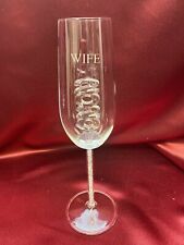 2020 Wife Custom Engraved Champagne Flute picture