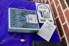 Nice Tube Tester Superior Instruments Co., Model TD-55 with case & manuals -work picture