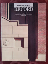Architectural Record Magazine March 1988 Design Industrial Buildings picture