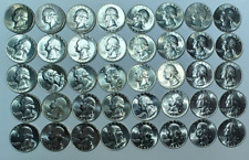 1953-P Washington Quarter UNCIRCULATED ORIGINAL Roll-40 Coins 90%-FREE SHIPPING picture