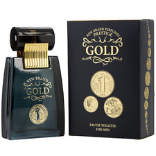 Gold by New Brand 3.3 oz EDT Cologne for Men New in Box picture