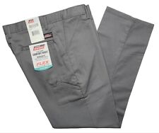 Genuine Dickies #11368 NEW Men Gray Regular Fit Comfort Waist Straight Leg Pants picture
