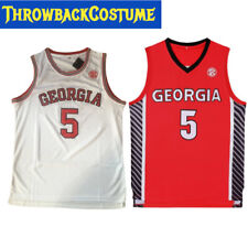 Retro Vintage Throwback Anthony Edwards Georgia #5 Basketball Jersey Stitched picture