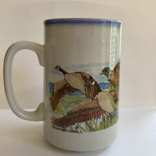 vintage Otagiri mug Ducks Pheasants marilee carroll picture