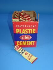 21 Vintage Testors 15 cent plastic model cement glue tube sealed W/BOX. NOS picture