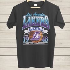 SALE_ Vintage 90s Los Angeles Lakers 1948 NBA Basketball T-Shirt S-5XL picture