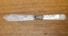 Antique James Dixon Sheffield Silverplate & Mother Of Pearl Handle Fish Knife picture