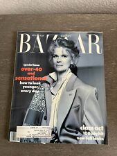 Vintage Harpers Bazaar Magazine AUG 1989 - CANDICE BERGEN Cover picture