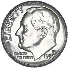 1983 D Roosevelt Dime Gem BU US Coin picture
