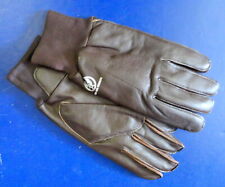 USAAF TYPE A-10 PILOT LEATHER FLYING GLOVES W/LABELS- SIZE LARGE picture