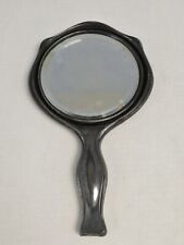 Vintage Antique Beaded Round Hand Mirror Sterling Silver picture