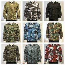 Mens Army Military Battle Dress Uniform BDU Camouflage Top Jacket Shirt picture