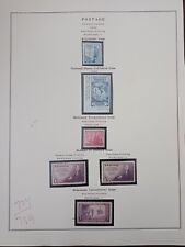 U.S - LOT OF STAMPS  ON ALBUM PAGES  - MH & USED - #411 picture