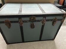 Vintage Monarch Luggage Steamer Trunk - Large, Comes with original Liner & Tray picture