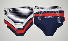 NWT Women's Nautica Seamless Intimates Hipster Briefs 5-Packs Printed Panties  picture