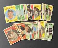 1959 Topps Baseball Cards Starter Lot of 60 picture