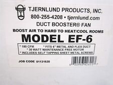 TJERNLUND EF-6 Galvanized Steel 6