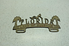 Vintage Florida License Plate Topper 