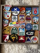 Vintage NH And ME Ski Patches. NOS picture
