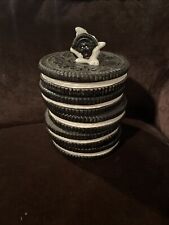 VINTAGE 1970s~Nabisco Classics Collection - Stacked Oreo Cookie Jar w/Lid picture