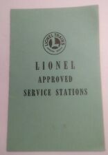 SCARCE ORIGINAL 1959 LIONEL APPROVED SERVICE STATION BOOKLET EXCELLENT CONDITION picture