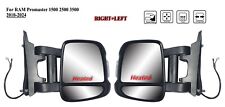 Pair Right and Left Power Heated Long Arm Mirror For Ram Pormaster 2010-2023 picture