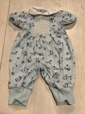Vintage Gymboree Romper Baby Girl Preemie Daisies Mice One Piece Cotton Outfit picture