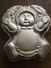 VTG 1984 Cabbage Patch Doll Cake Pan Mold Wilton 13” X 12” Aluminum Jello Form picture