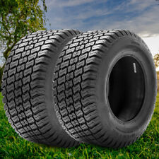 Set Of 2 16x6.50-8 Lawn Mower Turf Tires 4Ply 16x6.50x8 Garden Tractor Tubeless picture
