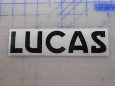 Lucas Batteries Decal Sticker 5.5