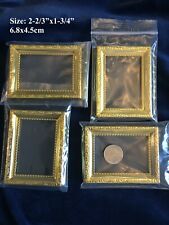 AirAds Dollhouse Miniature Pictures Frame Photo Frames; Lot 4 empty frames picture