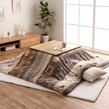 IKEHIKO Cover for Kotatsu Futon Japanese Quilt Cover Comforter Table Brown 2374 picture
