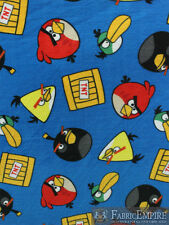 Polar Fleece Fabric Print ANGRY BIRDS TNT ALL OVER LICENSED SOLD BY THE YARD picture