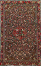 Vintage Floral Handmade Tebriz Area Rug 4x7 Hand-knotted Wool Carpet picture