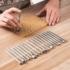 20Pcs/Set Pottery Ceramic Texture Alloy Printing Embossing Craft Sculpting Tools picture