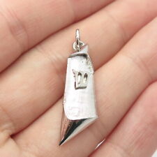 925 Sterling Silver Vintage Hebrew Writings Pendant picture