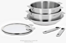 CRISTEL Stainless Steel 7-Piece Set - Strate Collection - STQL7KSAS Cookware picture