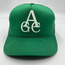 Vintage AGC Trucker Hat Cap Green Snap Back picture