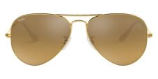 Ray-Ban Sunglasses RB3025 001/3K Gold Aviator Silver Brown Mirror Gradient 55mm picture