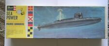 NUCLEAR POWERED POLARIS SUBMARINE : REVELL : PLASTIC KIT : EMPTY BOX ONLY picture