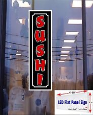 SUSHI Led flat panel light box window sign 48