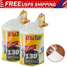 260pcs Ultra Flex 13 Gallon White Trash Bags w/ Ties Kitchen Trash Bags BPA Free picture