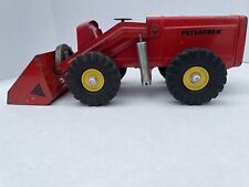 Vintage NYLINT Red Pressed Steel Hough Front PayLoader And Tractor #1139 picture