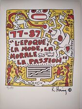 Authentic Keith Haring Painting Print Poster Wall Art Signed & Numbered picture