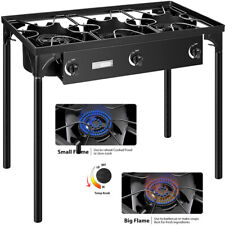 Professional Outdoor 225000 BTU Stove Propane 3 Burner Portable Cooker BBQ Grill picture